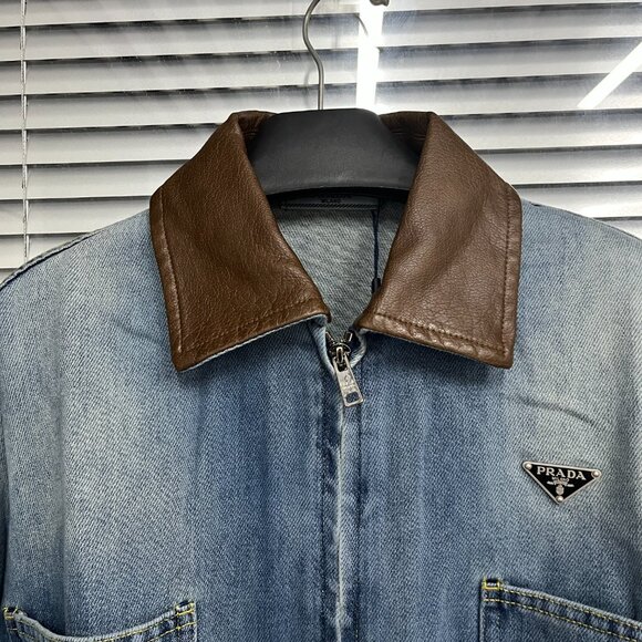 Prada blue-brown denim jacket - Picture 5 of 11